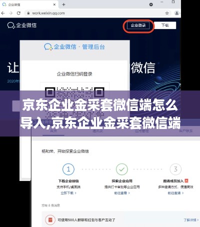 京东企业金采套微信端怎么导入,京东企业金采套微信端操作指南