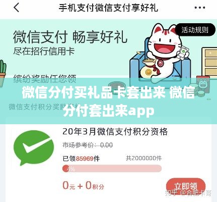 微信分付买礼品卡套出来 微信分付套出来app