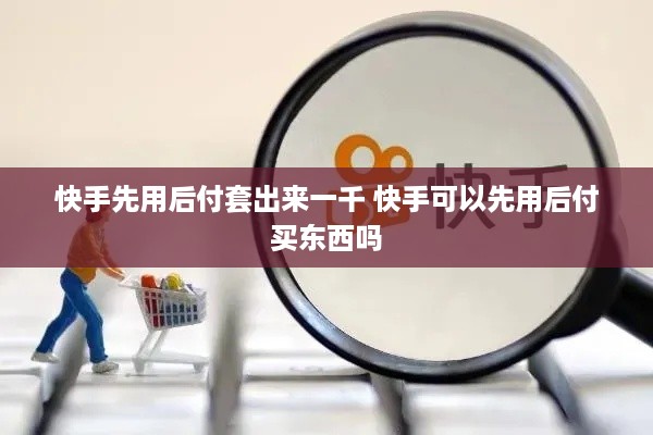 快手先用后付套出来一千 快手可以先用后付买东西吗