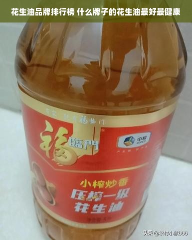 花生油品牌排行榜 什么牌子的花生油最好最健康