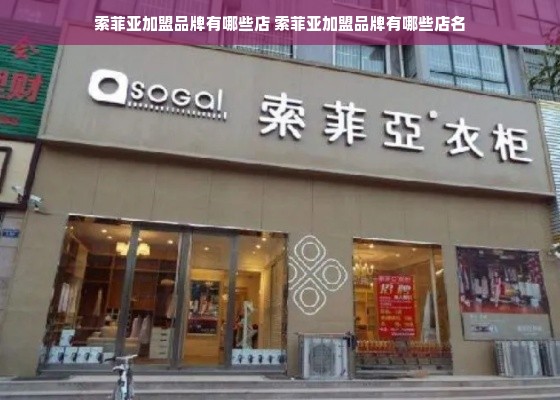 索菲亚加盟品牌有哪些店 索菲亚加盟品牌有哪些店名