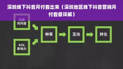 深圳线下抖音月付套出来（深圳地区线下抖音营销月付套餐详解）