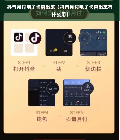 抖音月付电子卡套出来（抖音月付电子卡套出来有什么用）