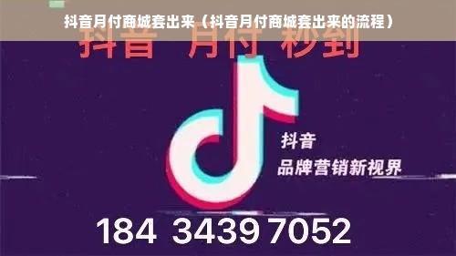 抖音月付商城套出来（抖音月付商城套出来的流程）