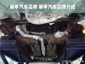 装甲汽车品牌 装甲汽车品牌介绍