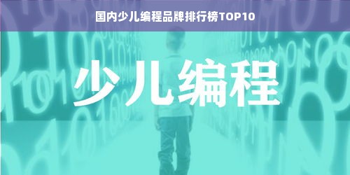 国内少儿编程品牌排行榜TOP10