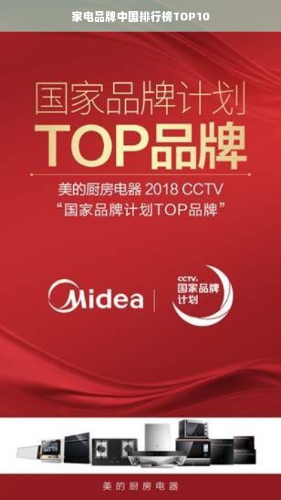 家电品牌中国排行榜TOP10