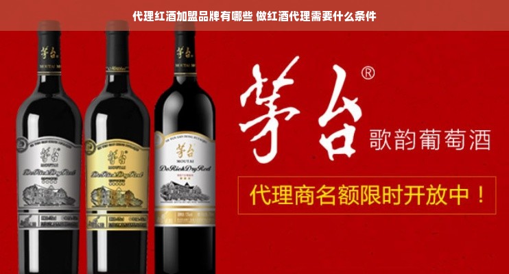 代理红酒加盟品牌有哪些 做红酒代理需要什么条件