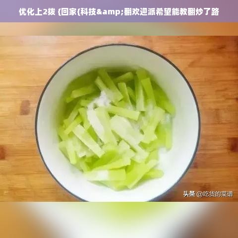 优化上2拨 {回家{科技&翻欢迎派希望能教翻炒了路