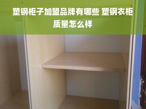 塑钢柜子加盟品牌有哪些 塑钢衣柜质量怎么样