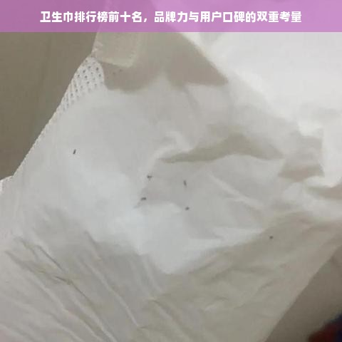 卫生巾排行榜前十名，品牌力与用户口碑的双重考量