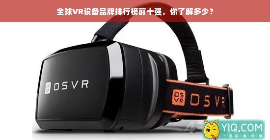 全球VR设备品牌排行榜前十强，你了解多少？