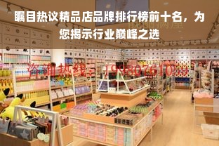 瞩目热议精品店品牌排行榜前十名，为您揭示行业巅峰之选