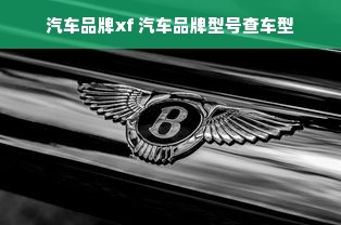 汽车品牌xf 汽车品牌型号查车型