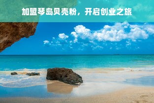 加盟琴岛贝壳粉，开启创业之旅