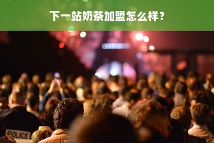 下一站奶茶加盟怎么样？