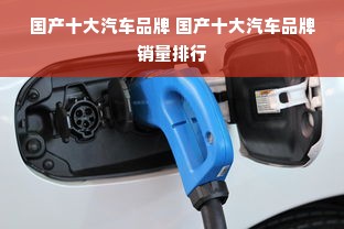 国产十大汽车品牌 国产十大汽车品牌销量排行