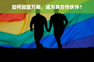 如何加盟万斯，成为其合作伙伴？