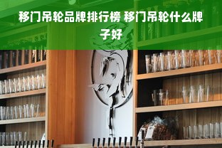 移门吊轮品牌排行榜 移门吊轮什么牌子好