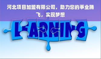 河北项目加盟有限公司，助力您的事业腾飞，实现梦想