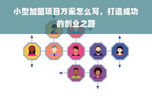 小型加盟项目方案怎么写，打造成功的创业之路