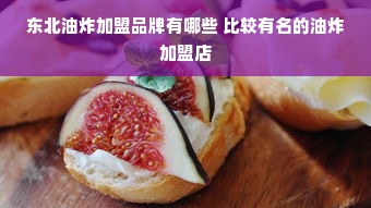 东北油炸加盟品牌有哪些 比较有名的油炸加盟店