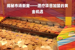 揭秘市场新宠——理疗项目加盟的黄金机遇