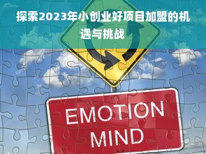 探索2023年小创业好项目加盟的机遇与挑战