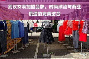 武汉女装加盟品牌，时尚潮流与商业机遇的完美结合