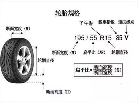 货车轮胎参数规格表 货车轮胎规格参数表图