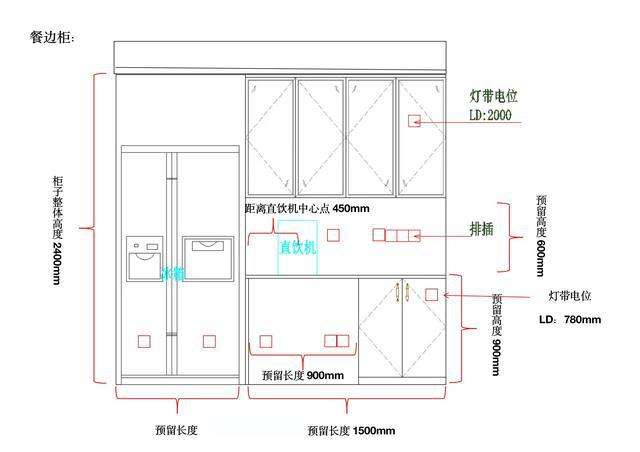 冰箱cad平面画法 cad平面冰箱怎么画