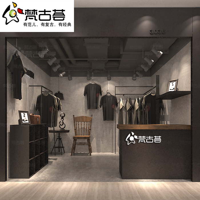 服装实体店装修 服装实体店装修风格图片