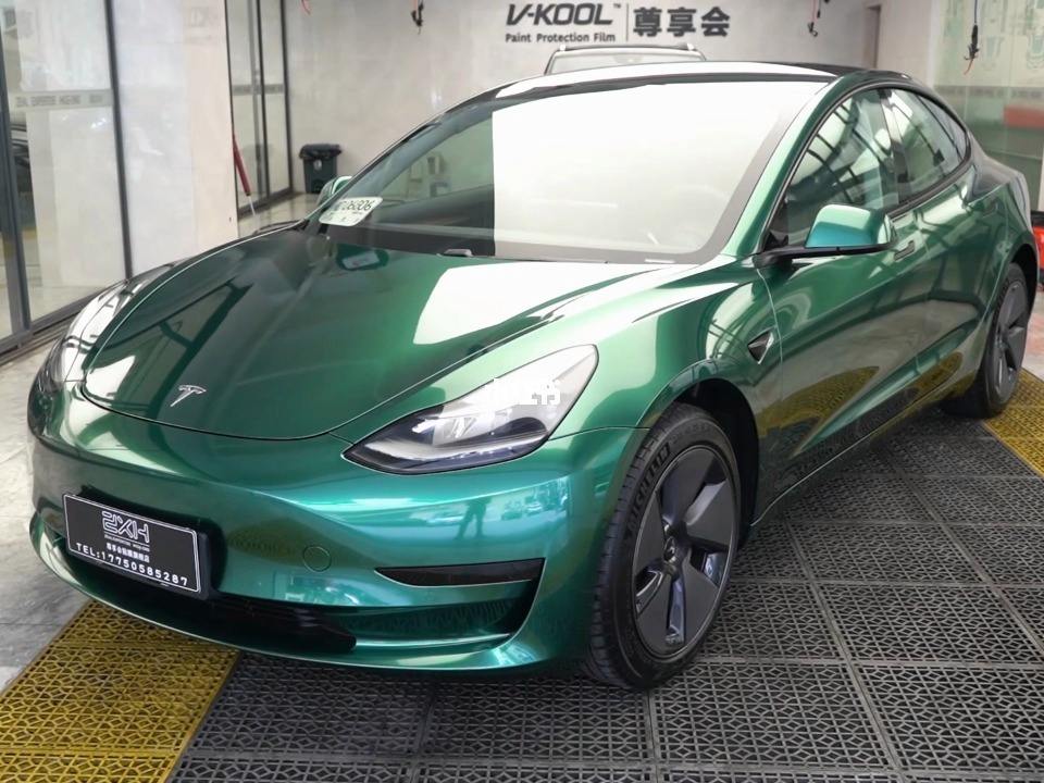 model3最酷拉花贴膜 特斯拉model 3 贴膜推荐