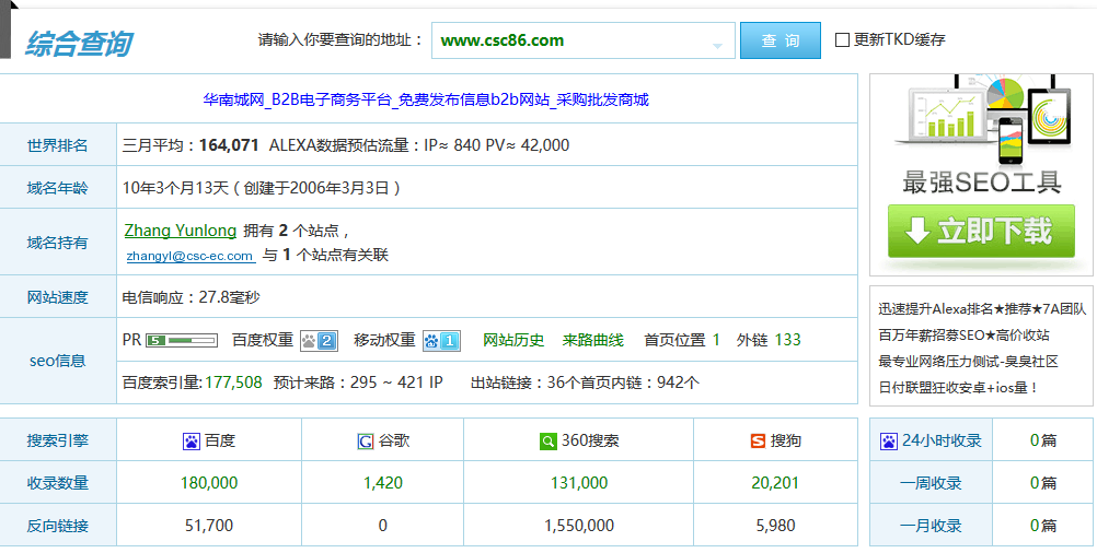 b2b信息网站权重 b2b网站百度权重排名