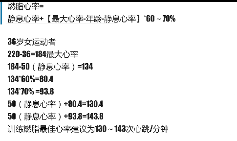 心率多少减肥 心率多少减肥效果好