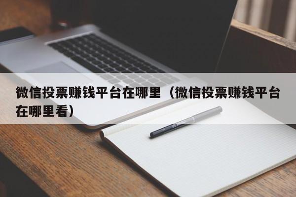 微信投票赚钱平台在哪里（微信投票赚钱平台在哪里看）