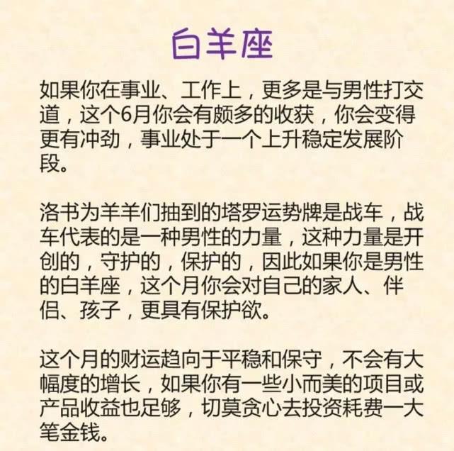 白羊座运势6月运势(白羊座运势6月运势2022非常运势)