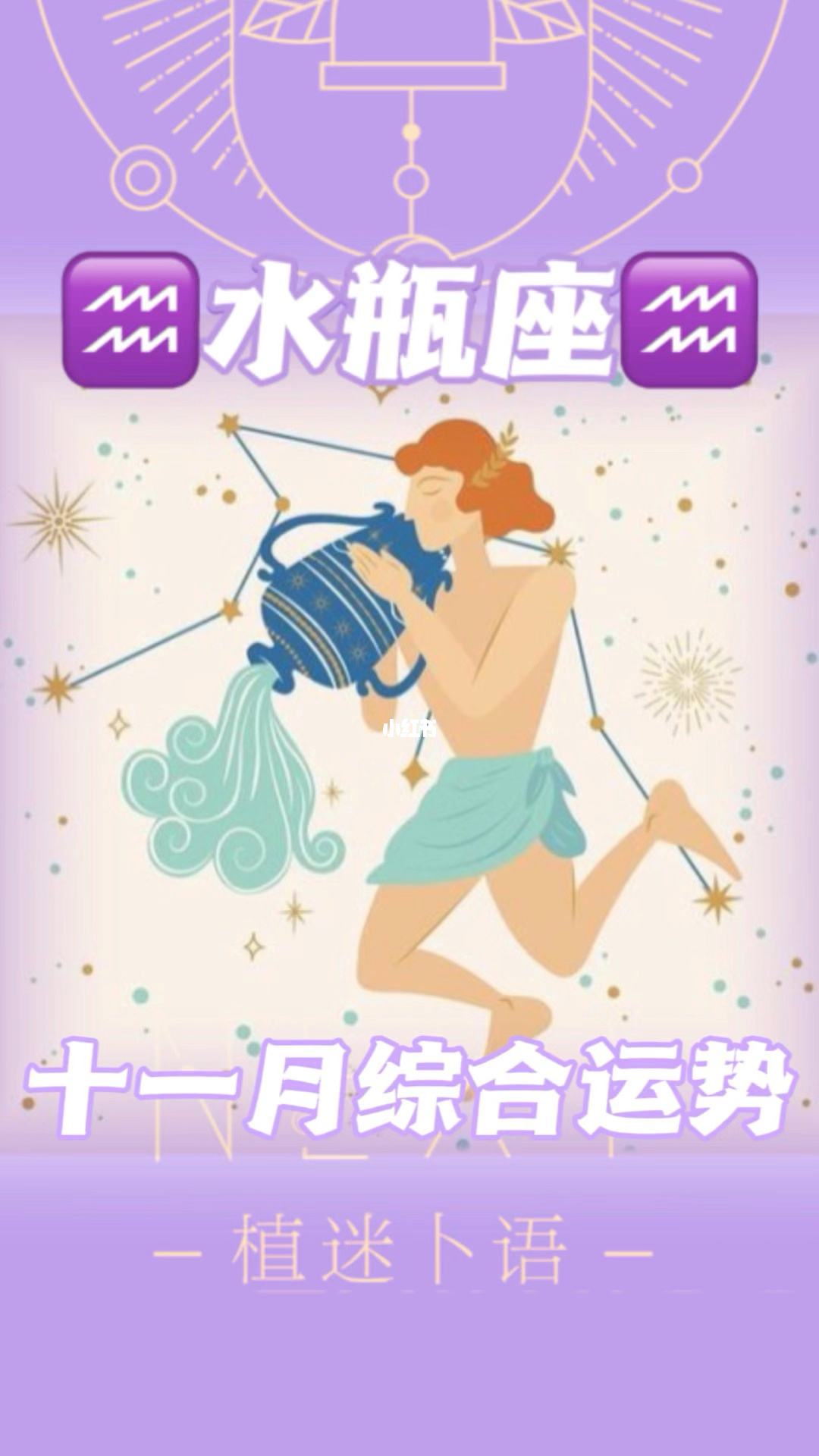 十一月星座运势水瓶座(十一月星座运势水瓶座女生)